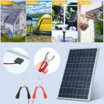 12V-Solar-Panel-Kit-Complete-600W-Capacity-Polycrystalline-USB-Power-Portable-Outdoor-Rechargeable-Solar-Cell-Generator-4