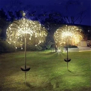 1PC-Solar-Fireworks-Lamp-Outdoor-Grass-Globe-Dandelion-Flash-String-Fairy-lights-90-150-200-LED