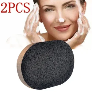 2-Pcs-set-of-Soft-and-Natural-Bamboo-Charcoal-Facial-Sponge-Beauty-as-Cleaning-Products-Thickened