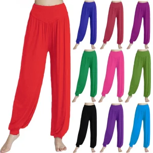 2023-High-Waist-Loose-Yoga-Pants-Plus-Candy-Color-Bloomers-Fashion-Comfortale-Summer-Sport-Wear-For