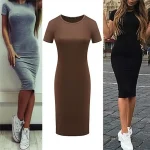 2023-Summer-Tight-Dress-Women-s-Short-Sleeve-Round-Neck-Dress-3D-Printed-Women-s-Sexy-2