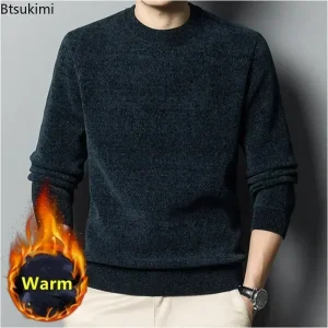 2024-Men-s-Thick-Warm-Chenille-Cashmere-Sweater-Top-Autumn-Winter-Soft-Casual-Pullover-Sweater-Tops