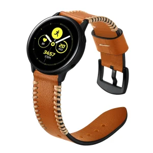 20mm-Leather-Band-Wrist-Strap-For-Samsung-Galaxy-Watch-Active-2-Bracelet-Galaxy-Watch-42mm-AmAzfit-1