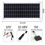 300W-Flexible-Solar-Panel-12V-Battery-Charger-Dual-USB-With-10A-60A-Controller-Solar-Cells-Power-4