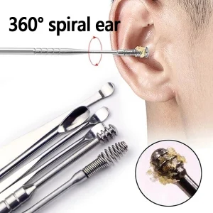 6Pcs-set-ear-cleaner-Ear-Wax-Pickers-Stainless-Steel-Earpick-Wax-Remover-piercing-kit-earwax-Curette