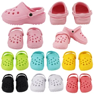 7-CM-Doll-Shoes-Sandal-For-43-CM-Born-Baby-Doll-Clothes-Accessories-18-Inch-American