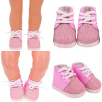 7-Cm-Lace-up-Sneakers-Doll-Clothes-Shoes-Accessories-For-18-inch-American-Doll-43-Cm-3