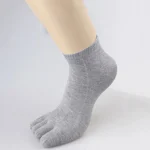 Autumn-Toe-Socks-Mens-Cotton-Five-Fingers-Elastic-Casual-Breathable-Short-Ankle-Crew-Finger-Socks-Male-3
