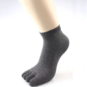 Autumn-Toe-Socks-Mens-Cotton-Five-Fingers-Elastic-Casual-Breathable-Short-Ankle-Crew-Finger-Socks-Male