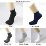 Autumn-Toe-Socks-Mens-Cotton-Five-Fingers-Elastic-Casual-Breathable-Short-Ankle-Crew-Finger-Socks-Male-4