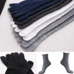 Autumn-Toe-Socks-Mens-Cotton-Five-Fingers-Elastic-Casual-Breathable-Short-Ankle-Crew-Finger-Socks-Male-5