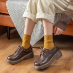 Autumn-Winter-Retro-Stocking-Simple-Warm-Mid-tube-Socks-Fashion-Solid-Color-All-match-Hosiery-Sport-5