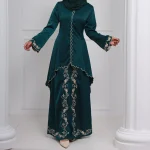 Baju-Kurung-Malaysian-Traditional-Delicate-Embroidery-2-PC-Set-Blouse-Skirt-Ramadan-Eid-Kebaya-Dress-Wedding-2