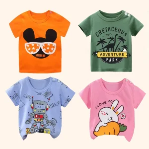Children-s-Clothing-T-Shirt-Kids-Clothes-Boys-Girls-Summer-Cartoon-Tops-Short-Sleeve-Clothes-100