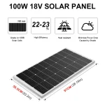 Dokio-18V-100W-200W-400W-Waterproof-New-Rigid-Solar-Panel-Set-Controller-For-Home-Charge-12V-1