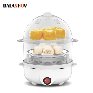 Egg-Boiler-Double-Layers-Multifunction-Electric-Egg-Cooker-Steamer-Corn-Milk-Steamed-Rapid-Breakfast-Cooking-Appliances