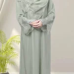 Eid-Robe-Muslim-Abaya-Dress-Scarf-2-Piece-Set-Dubai-Embroidered-Kebaya-Gowns-Moroccan-Caftan-Kaftan-4