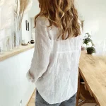 Elegant-Cotton-Linen-Shirts-Women-Casual-Solid-Button-Lapel-Blouses-Shirts-Spring-Summer-Long-Sleeve-Loose-3