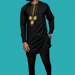 Elegant-Suits-For-Men-2-Pieces-DASHIKI-Top-and-Pant-Sets-Luxury-Wedding-Male-Clothing-Kaftan-1
