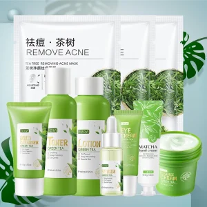 Facial-Products-Kit-Sakura-Green-Tea-Face-Cream-Nourishing-Skin-Face-Serum-Fade-Dark-Circle-Eye