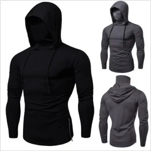 Factory-Direct-Sales-Solid-Color-Autumn-Leisure-Fitness-Sweatshirt-Men-s-Thin-Sweater-Hooded-Long-sleeved-1