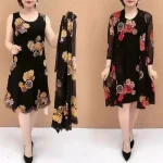 Fashion-Floral-Printed-Matching-Sets-Two-Piece-Set-Casual-O-Neck-Long-Sleeve-Female-Clothing-2023