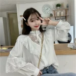 Fashion-Korean-Lace-Up-Ruffled-Blouses-Women-Autumn-Sweet-Loose-Clothes-Stand-Collat-Ladies-Tops-Vintage-3