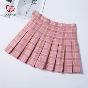 Fashion-Women-Skirt-Preppy-Style-Plaid-Skirts-High-Waist-Chic-Student-Pleated-Skirt-Harajuku-Uniforms-Ladies-1