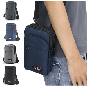 Geestock-Waterproof-Waist-Bag-For-Men-Fanny-Pack-Double-Layer-Phone-Pouch-Bag-Outdoor-Belt-Bag-1