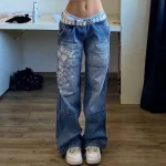 Harajuku-Grunge-Vintage-Low-Waisted-Cargo-Pants-Y2K-Aesthetics-Indie-Women-39-s-Jeans-Pockets-Korean