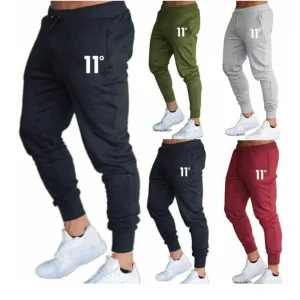 Hot-Mens-Casual-Slim-Fit-Tracksuit-Sports-Solid-Male-Gym-Cotton-Skinny-Joggers-Sweat-Casual-Pants