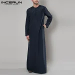 INCERUN-Islamic-Arabic-Muslim-Kaftan-Men-Long-Sleeve-Zipper-Loose-Abaya-Robes-Saudi-Arabia-Dubai-Jubba-2