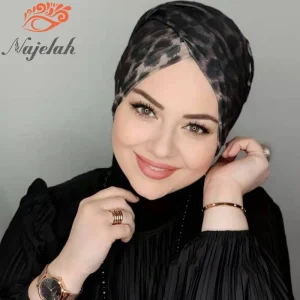 Islamic-Black-White-Modal-Hijab-Abaya-Hijabs-For-Woman-Abayas-Jersey-Scarf-Muslim-Dress-Women-Turbans