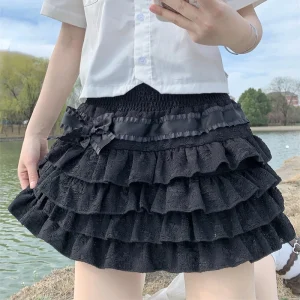 Japanese-Style-Kawaii-Lolita-Mini-Skirt-Women-Gothic-High-Waist-Ruffle-Tiered-Skirts-Sweet-Girly-Summer