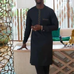 Kaftan-Men-s-Kaunda-Suit-Round-Neck-Long-sleeved-Top-Pant-African-Male-Traditional-Outfit-Wear-3
