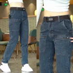 Korea-Women-Men-Jeans-Cargo-Denim-Pants-Casual-Blue-Gray-Y2K-Streetwear-Straight-Jeans-Male-Trousers