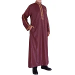 Long-Sleeve-Aman-Abaya-1piece-Jubba-Thobe-For-Men-Kaftan-Pakistan-Muslim-Saudi-Arabia-Djellaba-Islam