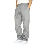 Men-s-Cargo-Pants-Drawstring-Casual-Sports-Trousers-Straight-Joggers-Sweatpants-Fashion-Solid-Color-Long-Pants-3