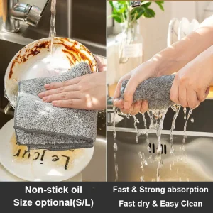 Multifunctional-Bamboo-Charcoal-Fiber-Grey-Dish-Washing-Cloth-Household-Microfiber-Cleaning-Cloth-Extra-Thick-Kitchen-Towels-1