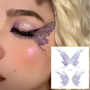 Music-Festival-Makeup-Temporary-Tattoo-Sticker-Waterproof-Women-Eyes-Face-Hand-Body-Art-Glitter-Fairy-Butterfly-1