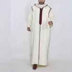 Muslim-Dress-Robe-Abayas-Dubai-Casual-Kaftan-Robe-Islamic-Costumes-With-Long-Sleeve-Turn-Down-Collar-1
