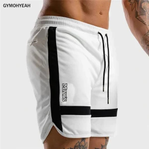 NEW-Fitness-Sweatpants-Shorts-Man-Summer-Gyms-Workout-Male-Breathable-Mesh-Quick-dry-Sportswear-Jogger-Beach