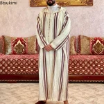 New-2024-Men-Arab-Muslim-Fashion-Islamic-Clothing-Men-Embroidered-Jubba-Thobes-Homme-Moroccan-Kaftan-Eid-3