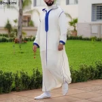 New-2024-Muslim-Jubba-Thobe-Clothes-Men-Hoodie-Ramadan-Robe-Kaftan-Abaya-Dubai-Turkey-Islamic-Clothing