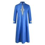 New-Middle-East-Turkey-Men-Jubba-Thobe-Muslim-Islam-Fashion-Stand-Collar-Robe-Saudi-Arabia-Dubai-5