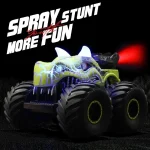 RC-Car-Children-Toys-Remote-Control-Cars-Kids-Toy-Stand-with-Lights-Spray-Dinosaur-Stunt-Chinese-3