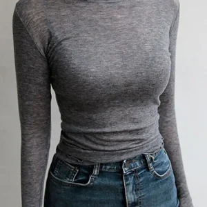 Slim-High-Quality-Plain-T-Shirt-Women-Cotton-Elastic-Basic-T-shirts-Female-Casual-Tops-Long