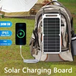Solar-Panel-30W-USB-Type-C-Waterproof-Outdoor-Hiking-Camping-Portable-Battery-Mobile-Phone-Charging-Bank-1