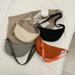 Solid-Color-Chest-Bag-For-Women-Large-Capacity-Travel-Crossbody-Female-Half-Moon-Belt-Bag-Ladies-2
