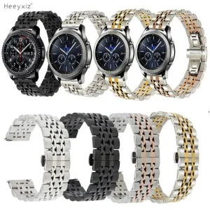Stainless-Steel-Strap-for-Ticwatch-2-Huawei-2-Bracelet-for-Gear-Sport-S2-S3-WristBand-20mm